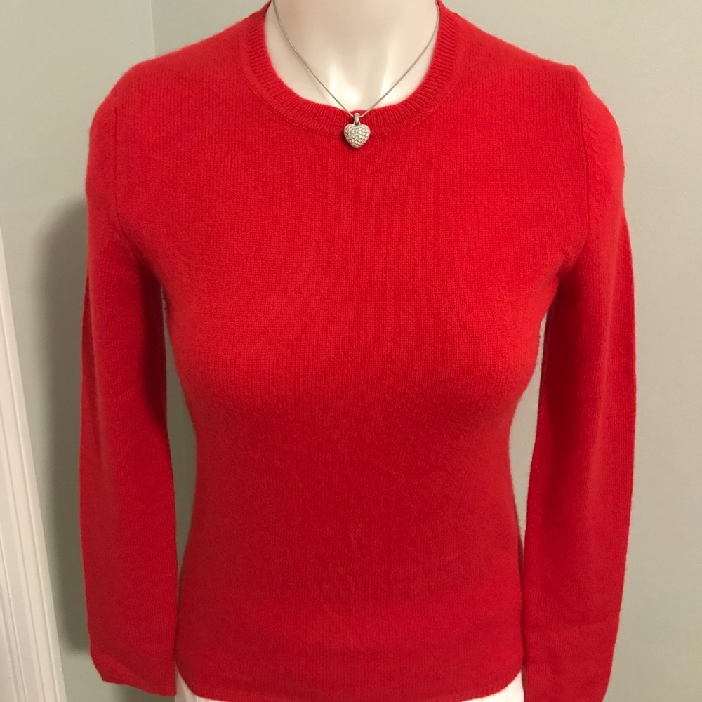 Red Cashmere Sweater ❤️
